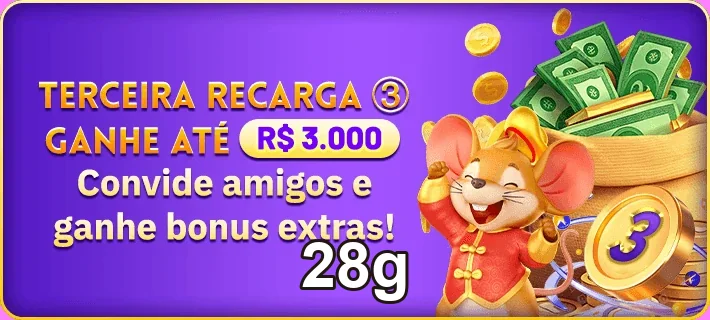 Tela do app 28g com jogos populares em poucos toques